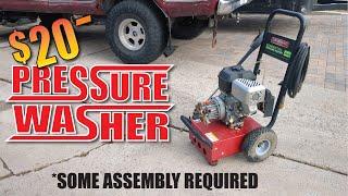 Cheapest GAS Pressure Washer "scavenged build"