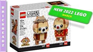 NEW LEGO BrickHeadz 2022 Chip & Dale 40550