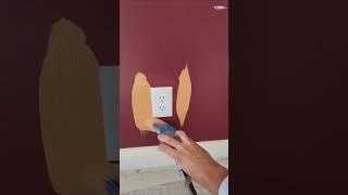 How to proper paint in wall #artandculture #wallpainting