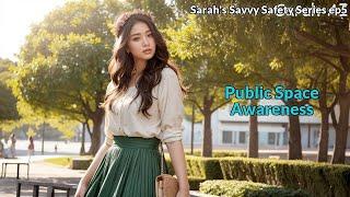 [4K] Sarah AI Lookbook- Sarah's Savvy Safety Series ep5 - Situational Awareness in Public Spaces