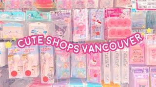 Cute Shopping in Vancouver!  Cute Shops Artbox, Daiso, Oomomo