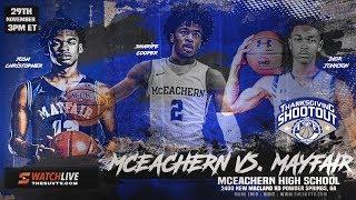 Thanksgiving Shootout: McEachern & SHARIFE COOPER vs. Mayfair & JOSH CHRISTOPHER and DIOR JOHNSON