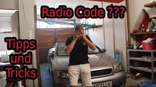  Radio Code vergessen bzw. verloren  Radio nun wegschmeißen??? livehack