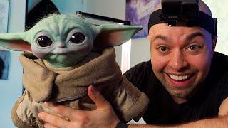 IT'S HERE! Baby Yoda 1:1 Life Size Sideshow Collectible Review 4K