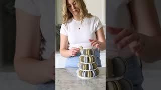 Simple Spring Macaron Tower  Tower Stand from Miss Melinda's Makery
