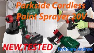 Parkside Cordless Paint Sprayer 20V PFSA 20 Li B2