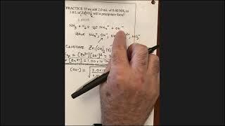 CHEM 1B Solubility and Complex Ions