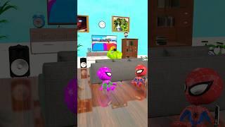 Two Spideys Turn Hulk's TV On and Off | Marvel Animation