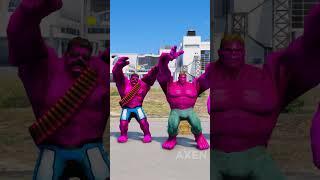 RANDOM SPIDE-RMAN VS PINK HULK BATTLE #gta5 #hulk