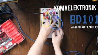 KOMA ELEKTRONIK BD 101 ANALOG GATE DELAY /with teenage engineering PO-16/Roland MC 101 02/08/2020