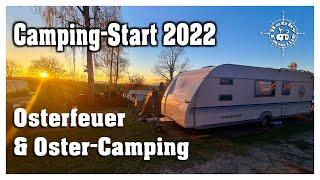 Campingsaison 2022 | Vlog | Wohnwagen-Camping in Hameln | Osterfeuer | Hobbyfamilie