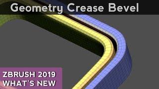 040 ZBrush Geometry Crease Bevel