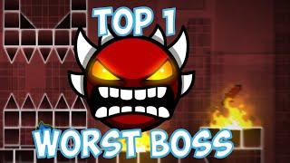 The Top 1 Worst Boss Was EXTREME PLUS LUCK - Geometry Dash Platformer