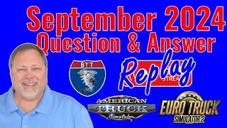 September 2024 Question and Answer Members Stream Replay