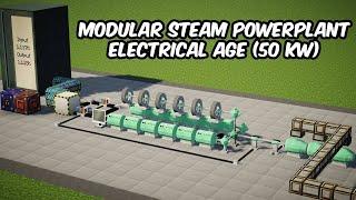 50 KW Steam Turbine Power Plant for RF/HE Production - Electrical Age Mod