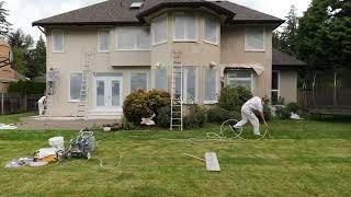 Frog Clan Painting Group Exterior Spray Painting Stucco