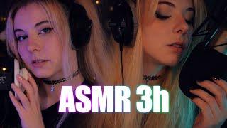 ASMR | 3h layered Unintelligible & Whispering - Sensitive Ear Attention, Relaxing Sounds for Sleep