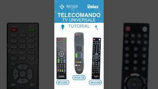 Tutorial telecomando universale W5505 W5518 W5520 - WETECH