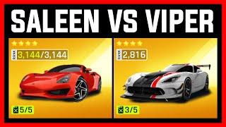 Asphalt 9 Saleen S1 VS Dodge Viper ACR