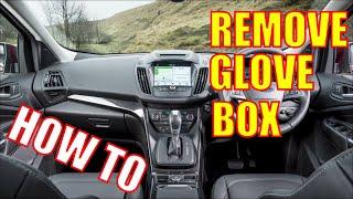 FORD KUGA ESCAPE - HOW TO REMOVE GLOVE BOX 2013-2019