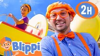 Blippi and Meekah Explore Adventure City | BEST OF BLIPPI TOYS | Educational Videos for Kids