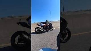 Suzuki GSXR 750 vs Kawasaki ZX6R (636)  #suzuki #kawasaki #moto