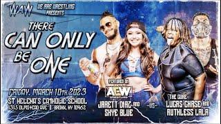 Jarett Diaz and Skye Blue vs. Lucas Chase and Ruthless Lala - We Are Wrestling