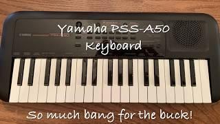 Yamaha PSS-A50 Keyboard demo: Midi Controller & Much Much More!