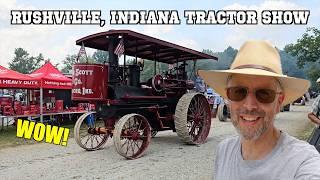 Rushville Indiana Tractor Show 2024 - So Many Steam Tractors & Gas Engines