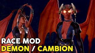 Cambion Race Mod - Baldur's Gate 3 (Half Demon)