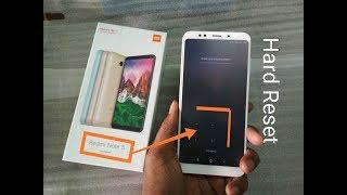 Hard Reset/Pattern Unlock Xiomi Redmi Note 5/Note 5 Pro