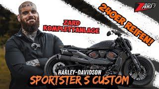 Harley-Davidson |  Sportster S |  240er Umbau |  Zard Anlage