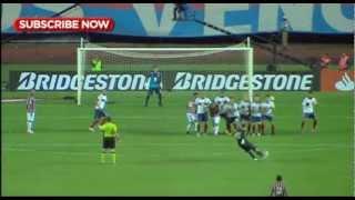 Goalkeeper scores with SUPERB free kick