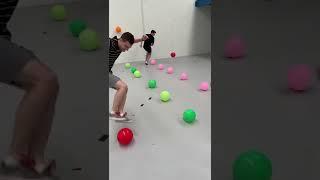 3 Person Balloon Pop Racing Is INTENSE!!!