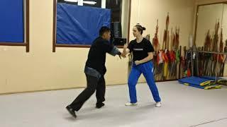 Xingyiquan sparring work Парный комплекс синъицюань  贴身靠对练