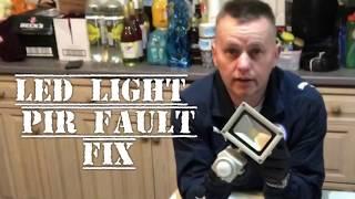 LED OUTSIDE LIGHT PIR FAILED, How to ByPass and Repair