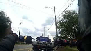 Grom clone wheelie