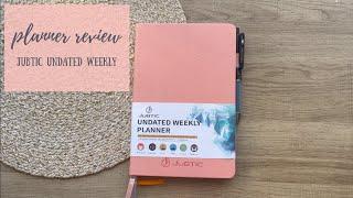 PLANNER REVIEW: JUBTIC Undated Weekly and Monthly