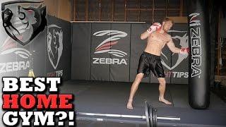 Garage Converted into Home MMA Gym -- by Zebra Mats