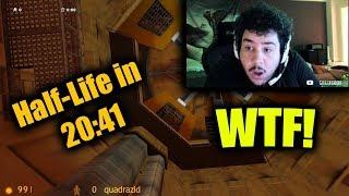 GREEKGODX Reacts To Half-Life in 20:41 (Speedrun)