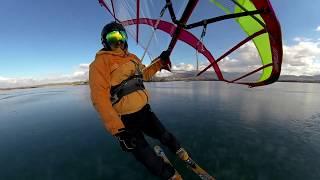 Kitewing on ice