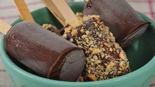 Frozen Chocolate Banana Pops Recipe Demonstration - Joyofbaking.com