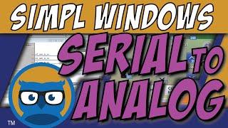 Crestron SIMPL Windows SERIAL TO ANALOG Symbol Tutorial