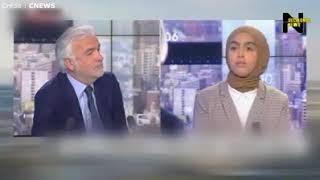 Sara El Attar recadre Pascal Praud et Elizabeth Levy sur la laïcité.