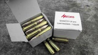 Патрон Mesko 7,62х39. Тестовый отстрел.