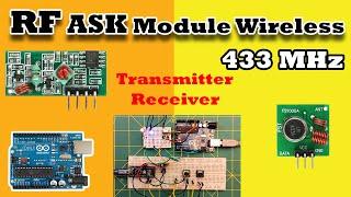 How 433 MHz RF Module Works & Interfacing with Arduino | RF ASK Receiver and Transmitter