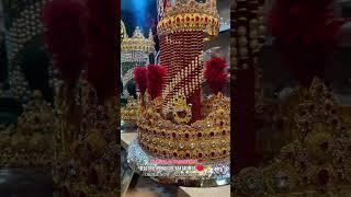 BEAUTIFUL MEHNDI SHEZADA QASIM AS RED & GREEN & BEAUTIFUL STONE ️