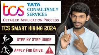 TCS Smart Hiring Application Process 2025 | Apply For Drive