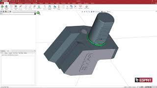 Making a VDI-Style Static Turning Holder in ESPRIT