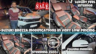 Suzuki Brezza lxi to zxi modification || base to top work|| Brezza modification in budget|| #brezza